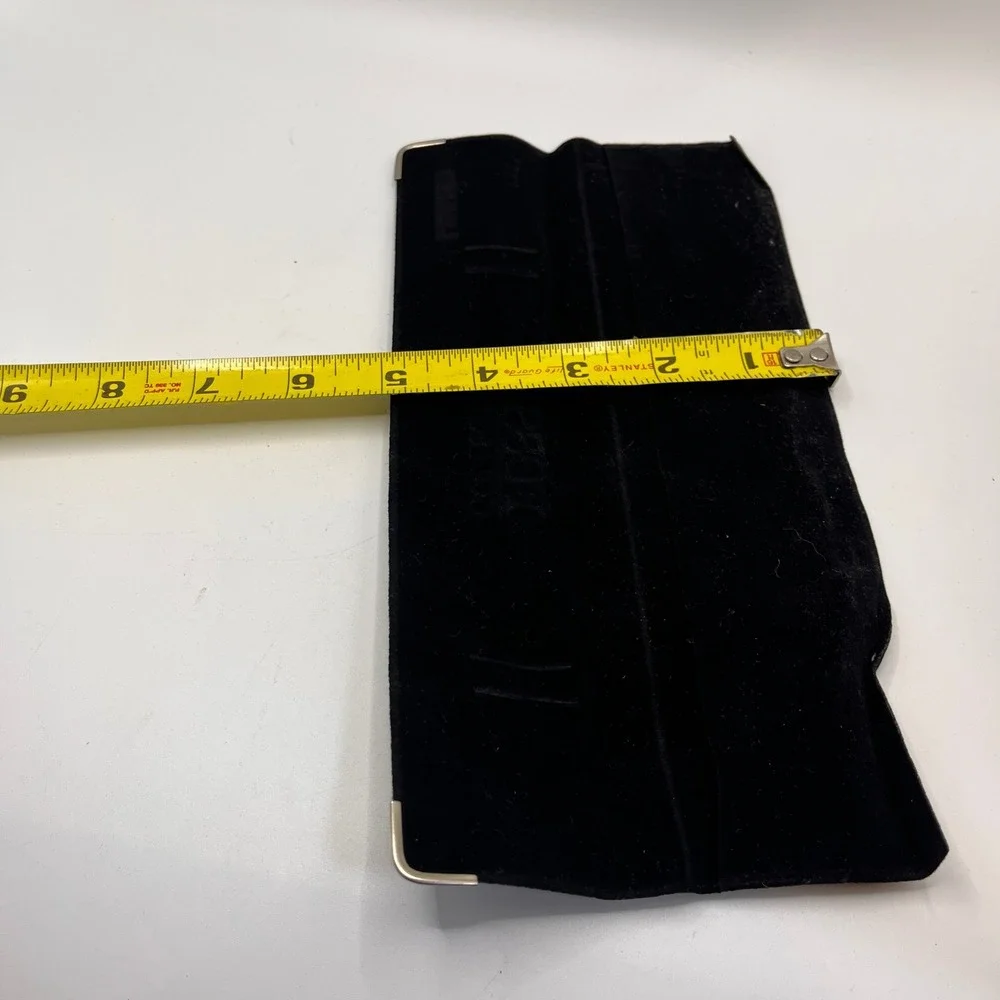 Fossil Collection Linuso Black Velvet Pouch Watch Case Holder